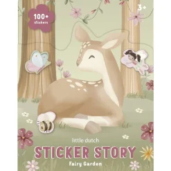Libro de pegatinas Fairy Garden · Little Dutch