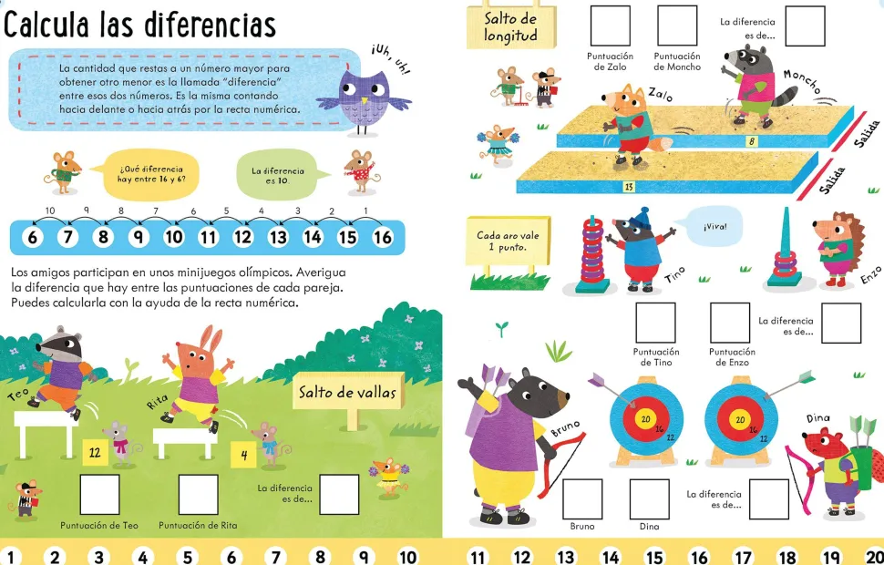 Libro Pizarra · Restas