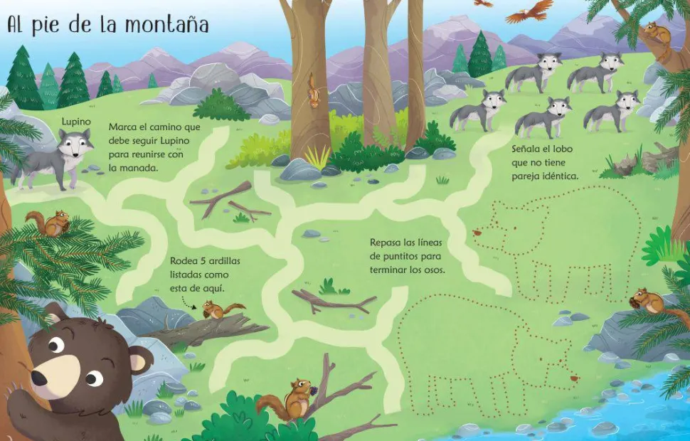 Libro Pizarra · Vamos al bosque