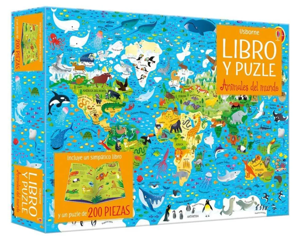 Libro Puzzle · Animales del Mundo