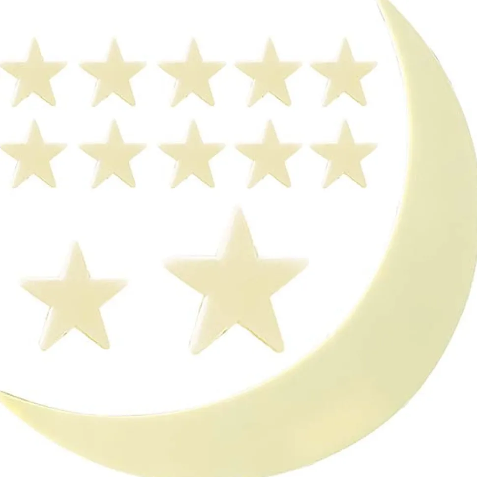 Luna y Estrellas Brillantes en la Oscuridad · 4M