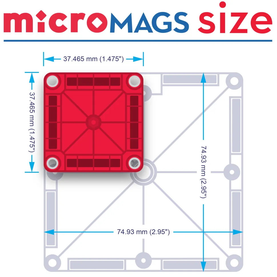 Magna-T Combo + MicroMags Set 20 piezas