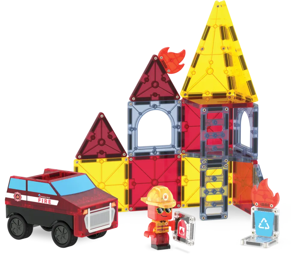 Magna-T Fire Rescue 27 piezas