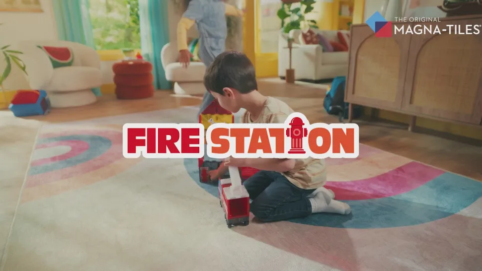 Magna-T Fire Station Set 50 piezas