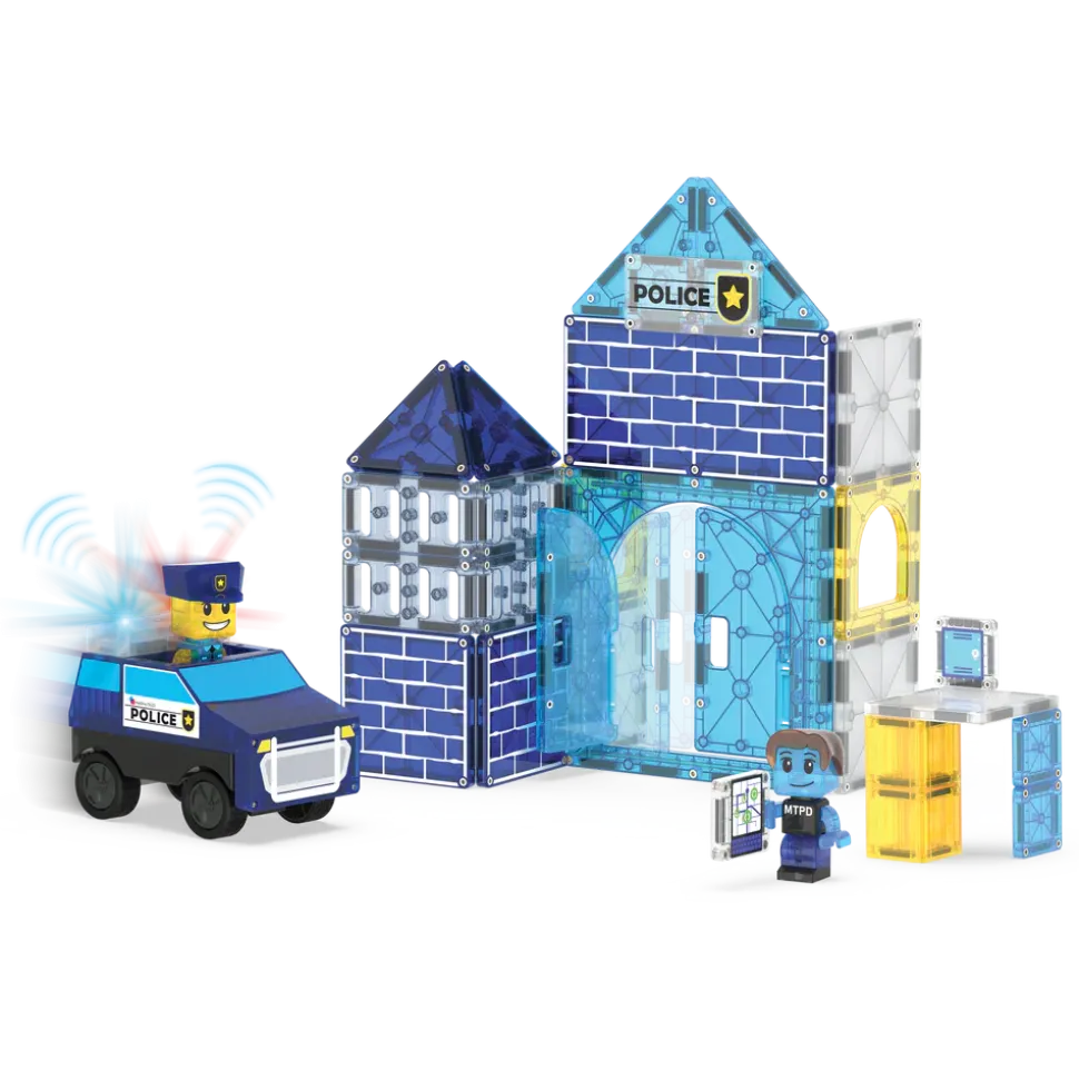 Magna-T Police Station Set 35 piezas