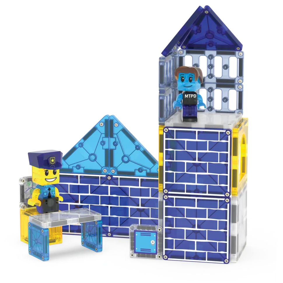 Magna-T Police Station Set 35 piezas