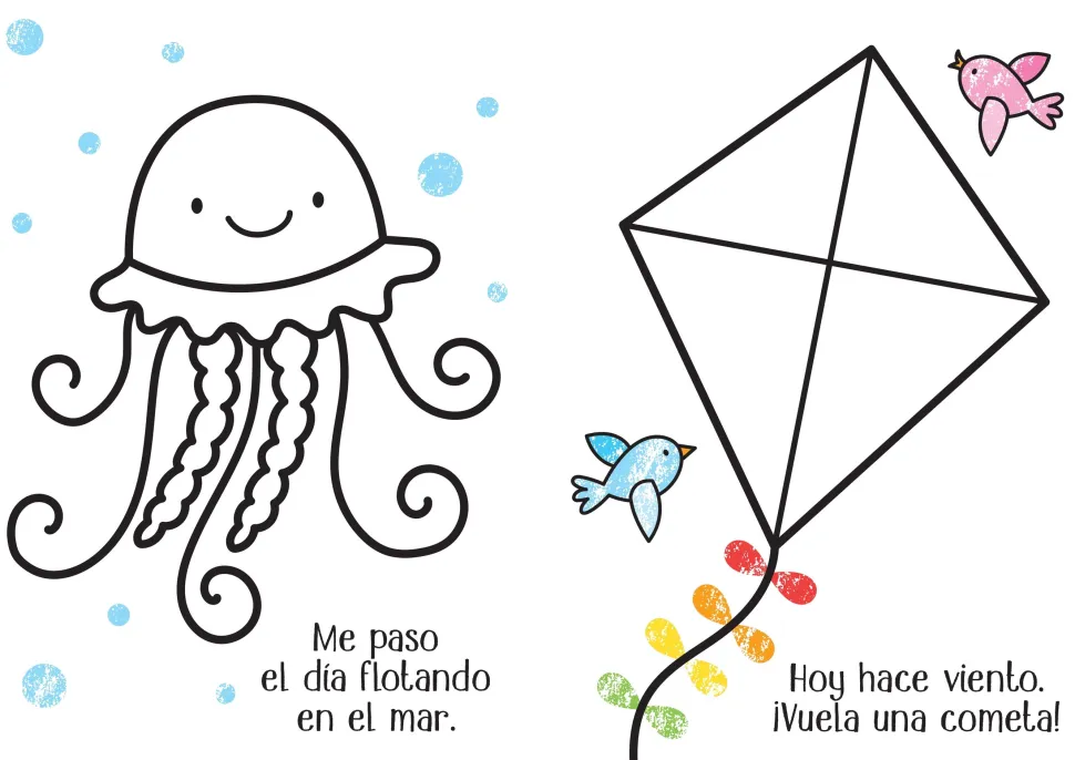 Mi pequeño libro para colorear · En la playa