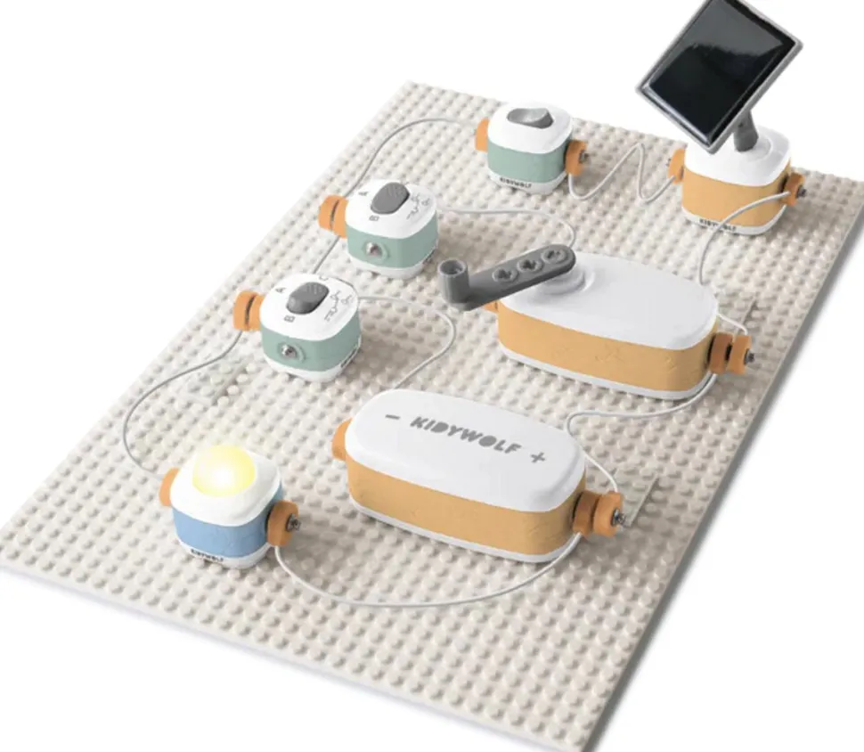 Mi primer Kit eléctrico avanzado 18 piezas · Kidywolf