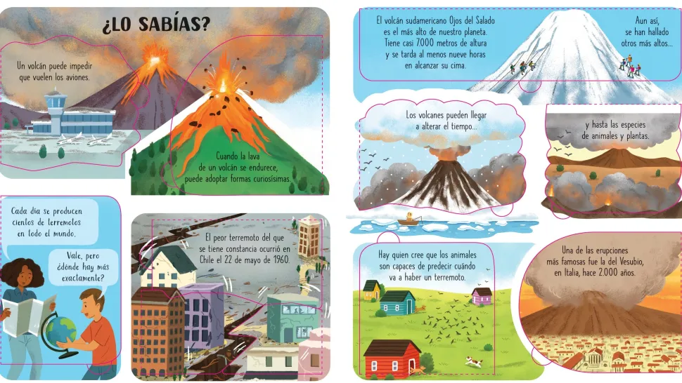 ¡Mira Debajo! Volcanes y Terremotos