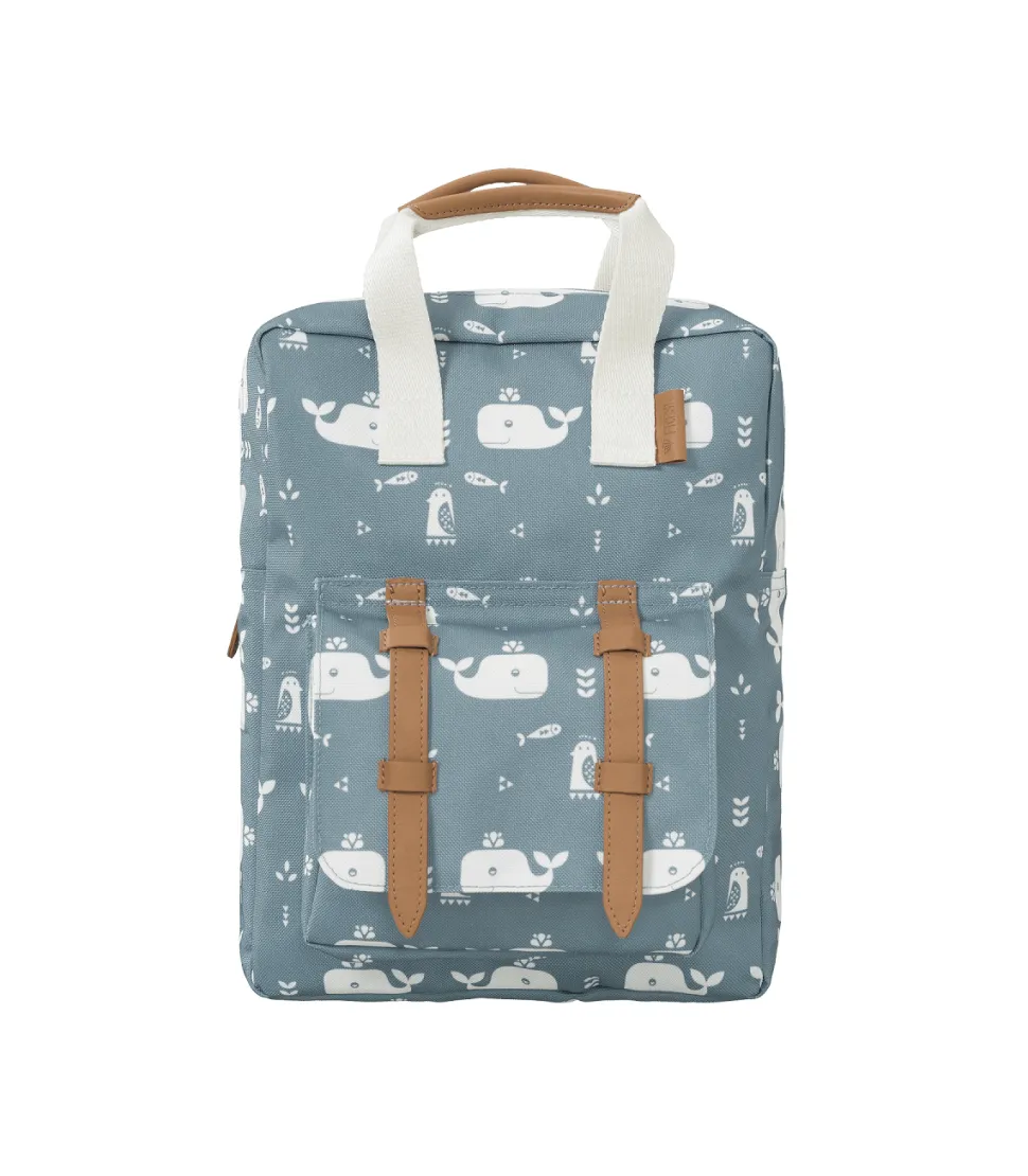 Mochila Mini Ballena Azul · Fresk
