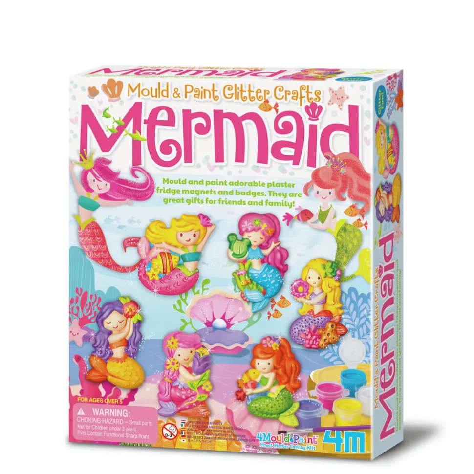 Moldea y Pinta Sirenas brillantes · 4M