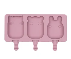 Moldes para Helados Silicona · Rosa Empolvado
