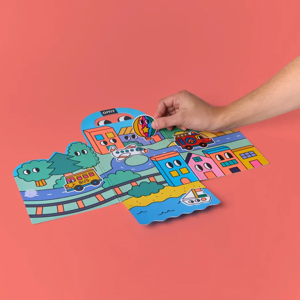 Montessori Vroom con pegatinas reutilizables · Omy