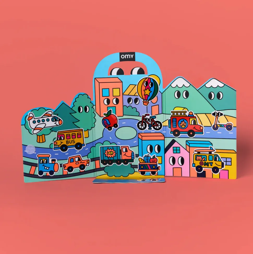 Montessori Vroom con pegatinas reutilizables · Omy