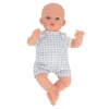 Muñeco Mateo con Peto Vichy Azul