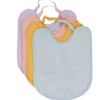 Pack 4 Baberos Rizo Blue/Mustard/Rosa/Malva · Tutte