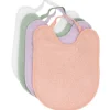 Pack 4 Baberos Rizo Rosa/Malva/Sage/Ivory · Tutte