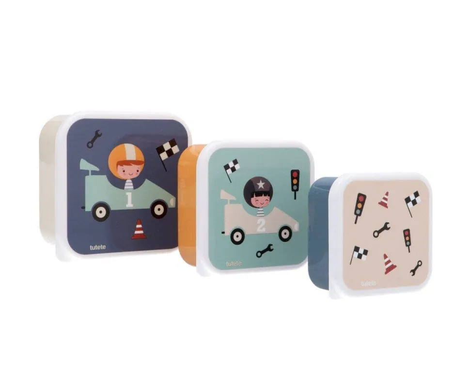 Pack 3 Cajas Almuerzo Speed Racers