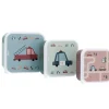 Pack 3 Cajas Almuerzo Vintage Cars