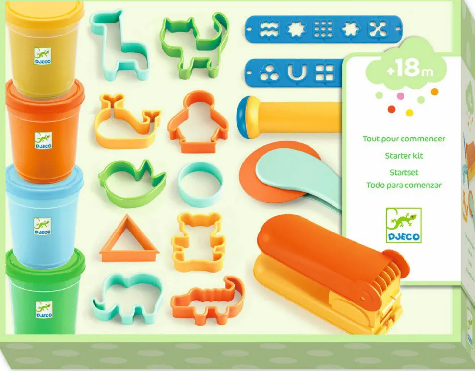 Pasta moldear · Todo para comenzar · DJECO