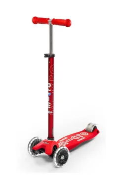 Patinete Maxi Deluxe LED · Rojo