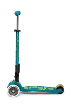 Patinete Maxi Deluxe Plegable LED · Turquesa