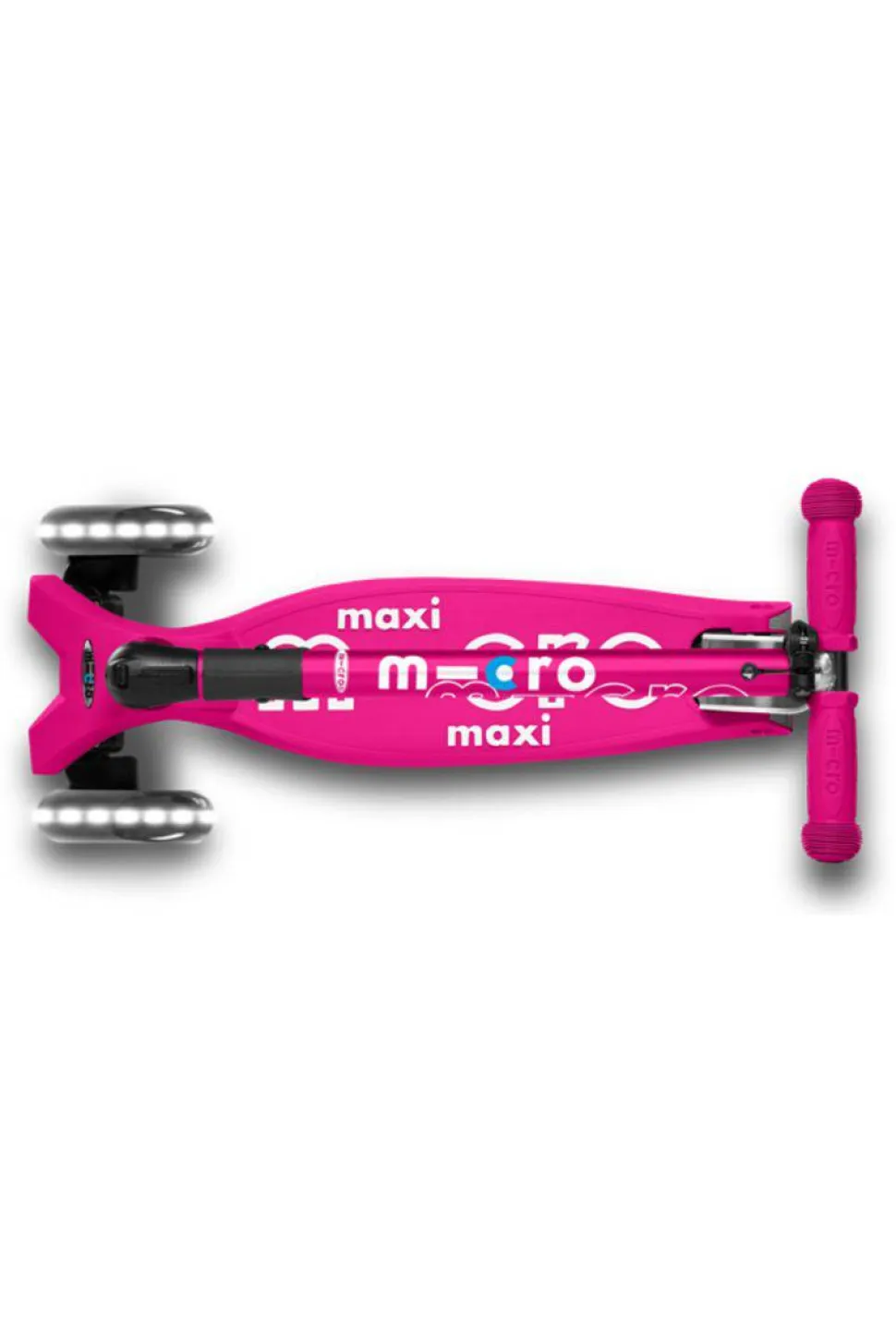 Patinete Maxi Deluxe Plegable LED · Rosa