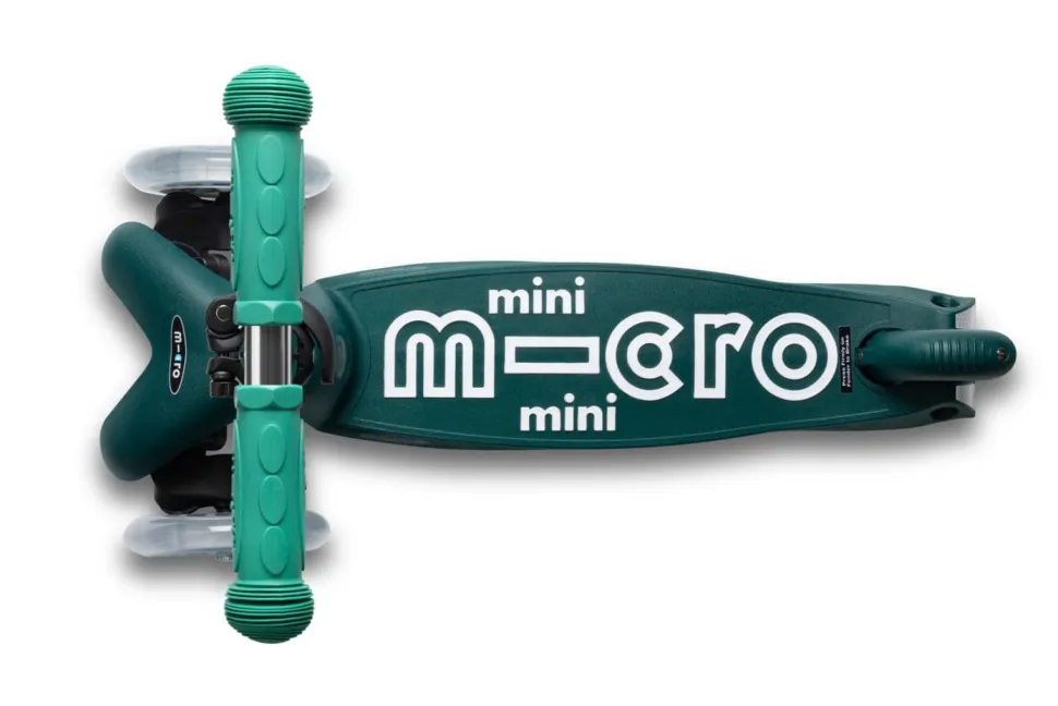 Patinete Mini Deluxe · ECO LED Verde