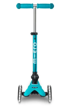 Patinete Mini Deluxe Plegable LED · Aqua