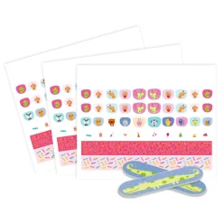Pegatinas para uñas Feliz Cumpleaños · Djeco