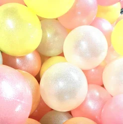 Pelota Glitter Plata 15 cm · Ratatam