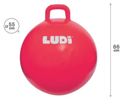 Pelota saltarina XXL roja · Ludi
