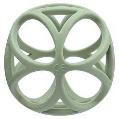 Pelota sensorial silicona verde · Little Dutch