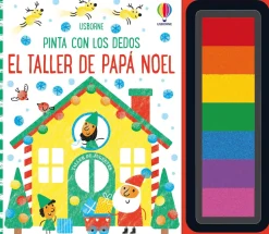Pinta con los dedos · El taller de Papá Noel