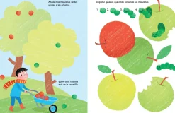 Pinta con los dedos · Jardines