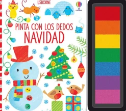 Pinta con los dedos · Navidad
