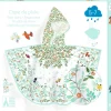 Poncho de Lluvia DJECO · Follaje S 110-122 cm