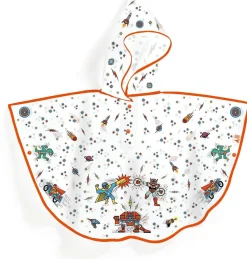 Poncho de Lluvia DJECO · Superhéroe S 110-122 cmc
