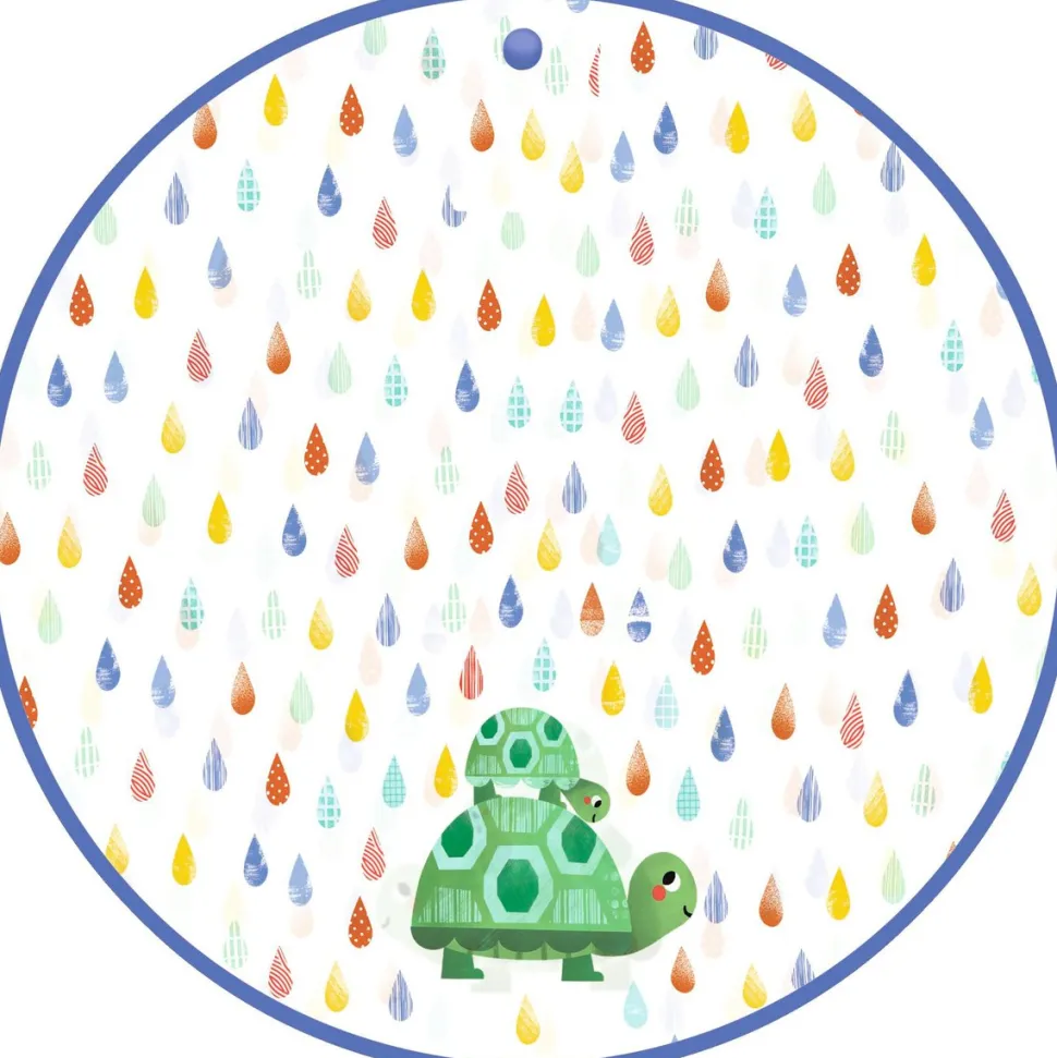 Poncho de Lluvia DJECO · Tortuga XS 90-110 cm
