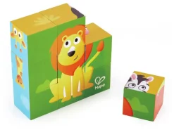 Puzzle de Bloques de Animales de la Selva