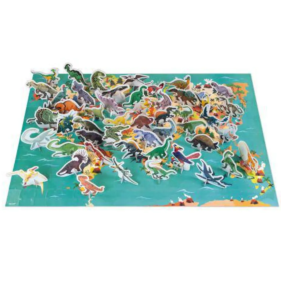 Puzzle Educativo Los Dinosaurios · Janod