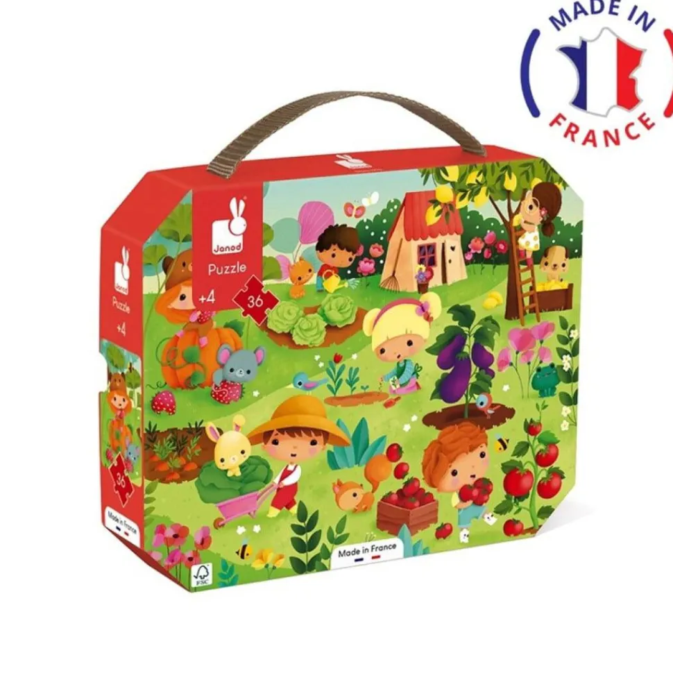 Puzzle El Huerto 36 piezas · Janod