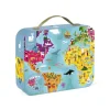Puzzle ilustrado a dos caras "Planeta Azul" · Janod