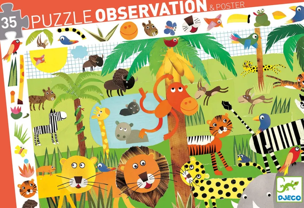 Puzzle Observación La Jungla · Djeco