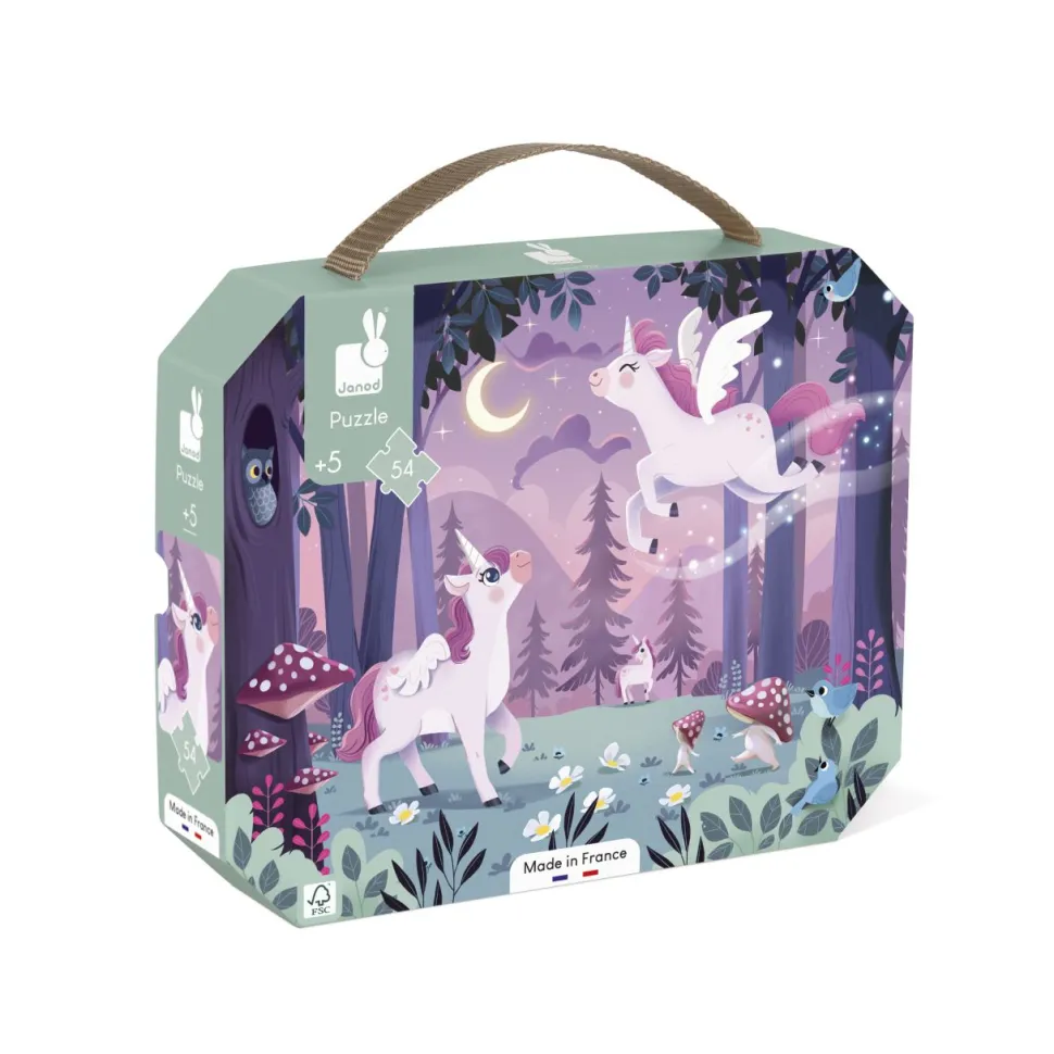 Puzzle 54 piezas - Unicornios · Janod