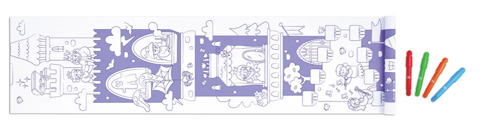 Rollo de papel para garabatos de Castillos · Hape