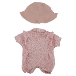 Ropita muñeca rosa flores · Little Dutch