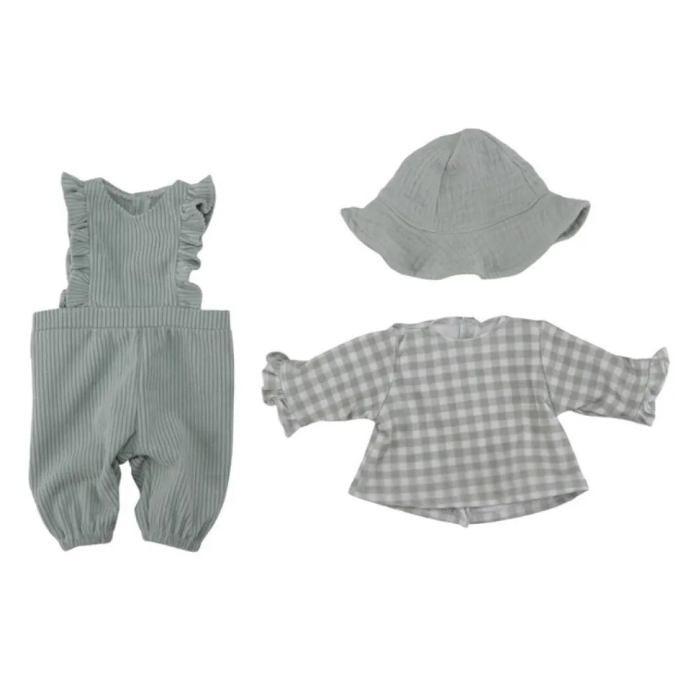 Ropita muñeca verde cuadros · Little Dutch