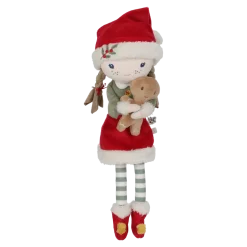 Rosa Muñeca Blandita Navidad · Little Dutch