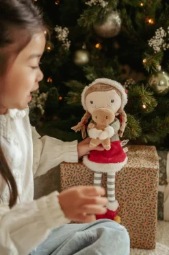 Rosa Muñeca Blandita Navidad · Little Dutch